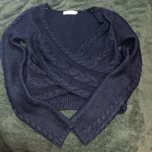 Beautiful navy blue sweater